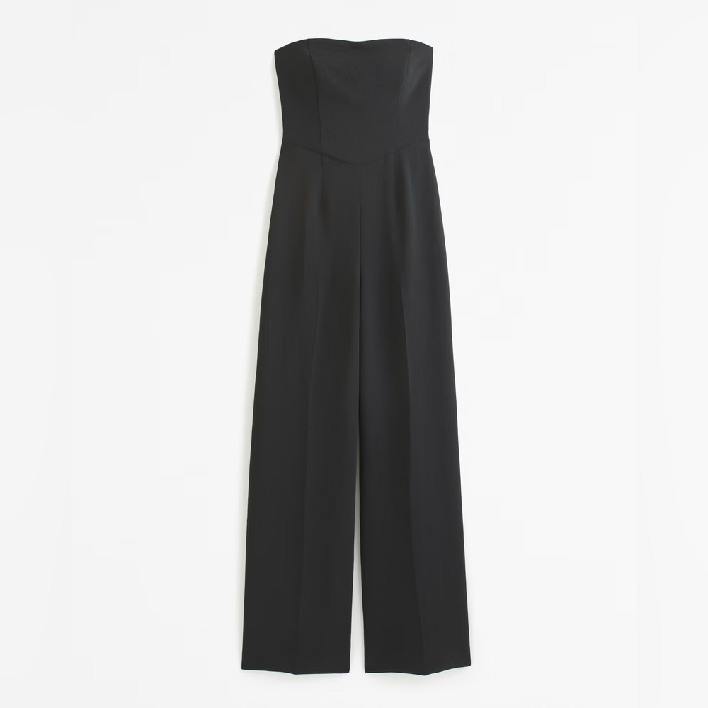 Strapless Premium Crepe Jumpsuit